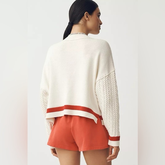 MAEVE ANTHROPOLOGIE Nantucket Cable Knit Sweater Size 2X NWOT - Picture 6 of 13